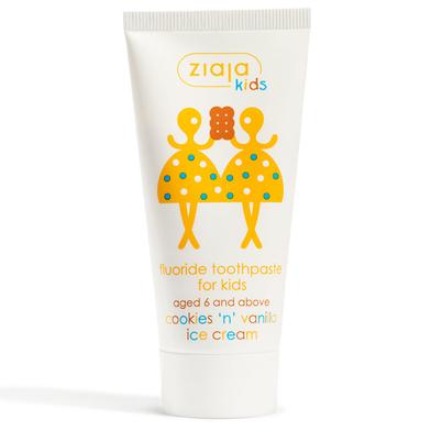 Ziaja Toothpaste For Kids Cookies And Vanilla Ice Cream 50ml image