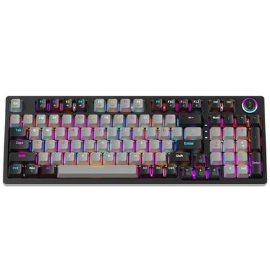 Zifriend 98 Keys Mechanical Keyboard Blue Switches Hot Swappable Black Grey image