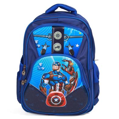 Zip It Good Captain America Baby School Backpack Bag/Kid School Bags size 16 inch image