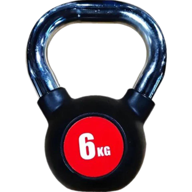  6 Kg Kettlebell 1 Pair Total 12 Kg- Rubber Coated image