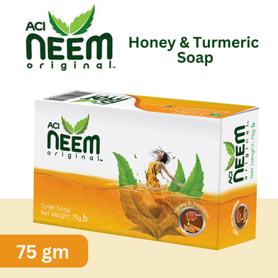  ACI Neem Original Honey and Turmeric Soap 75 gm image