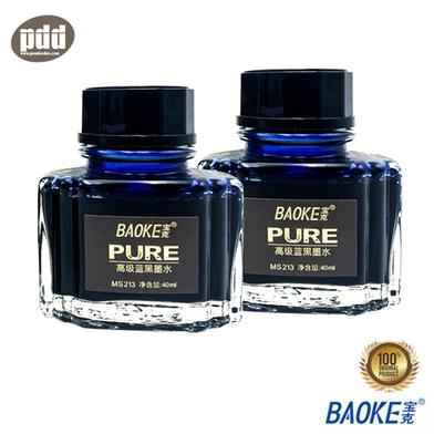  BAOKE Pure Fountain Pen Refill Ink 40ml Dark Blue(MS213) image