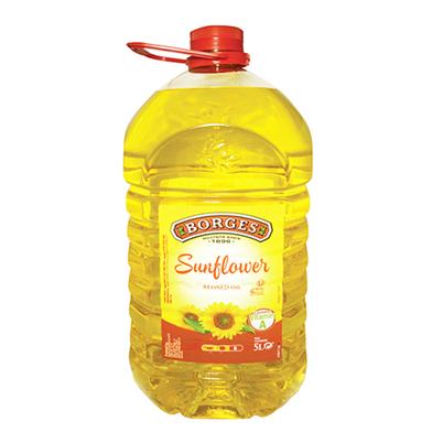  Borges Sunflower Oil (সূর্যমুখী তেল)- 5 Ltr image