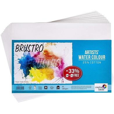  Brustro Water colour Cotton Paper - A4 300gsm image