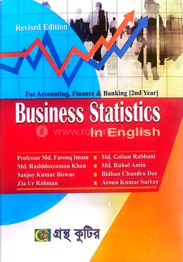  Business Statistics Honors Second Year Accountancy and Finance and Banking Textbook image