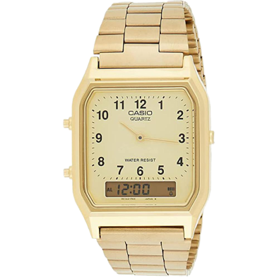 CASIO Vintage Golden Unisex Watch image