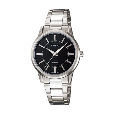  Casio Black Dial Stainless Steel watch for Ladies image