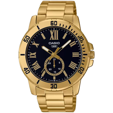  Casio Enticer Men Analog Black Dial Watch image