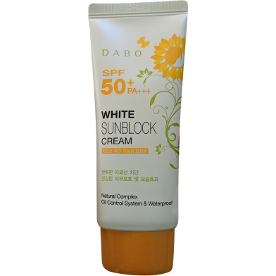 Dabo White Sun Block Cream SPF50 Plus PA Plus Plus-70ml image