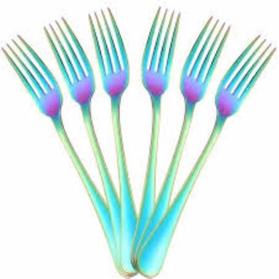  Dinnerware Cutlery Set Multicolour- 6 Piece image