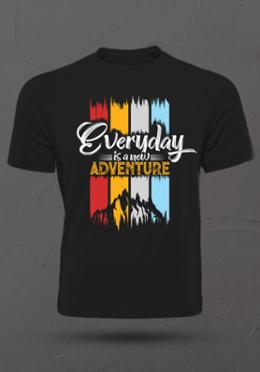  Everyday Is Adventure Men's Stylish Half Sleeve T-Shirt image