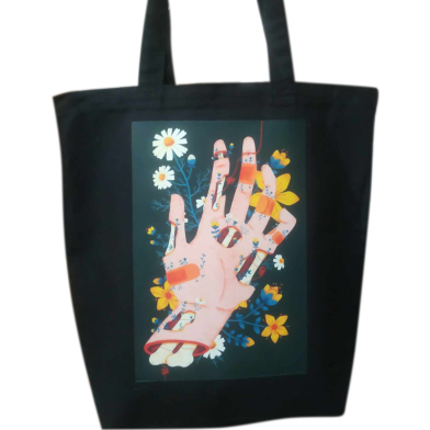  Fashionable Tote Bag For Girls With Zipper image