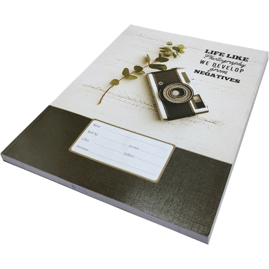  Floral Khata (White) - 300 Pages (Any Design) image