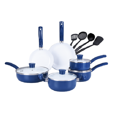  Gazi PRB-14C Blue Non-Stick Cookware Set image