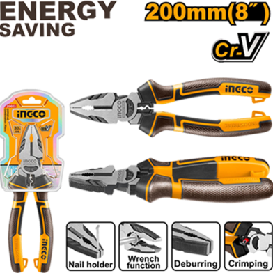 INGCO HHCP28200 High Leverage Combination Pliers image