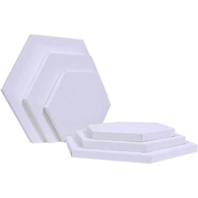  Hexagon shape canvas12 x 12 inch image