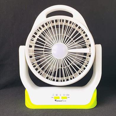 JOYKALY Rechargeable desk fan 8 Inch (with Led light) image