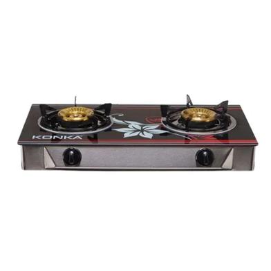  KONKA KGLPG603-2D Gas Stove -glass Top Double Burner (lpg) image