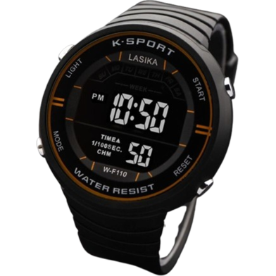  LASIKA W-F110 Water Resistance/ Waterproof Silicon Digital Watch for Men image