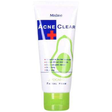  Mistine Acne Clear Avocado Facial Foam Tube 85 GM - Thailand image