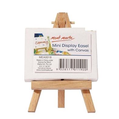  Mont Marte Mini Display Easel With Canvas - 6x8cm 1pc image