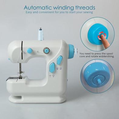  Multifunctional YFSM-306 Electric Sewing Machine With LED Light Foot Pedal image