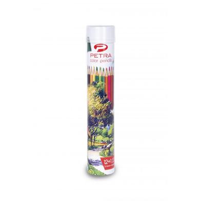  Petra Classic Color Pencil Round Tin - 13 Pcs (SKU - BD - 1055900364) image