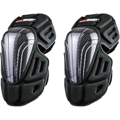  Pro Biker V3 Carbon Fiber Outdoor Racing Knee And Elbow Guard - 4 Pcs image
