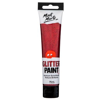 Mont Marte Kids - Glitter Paint 75ml - Red image