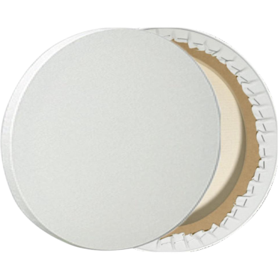  Round Canvas 10 Inch (White Color) image