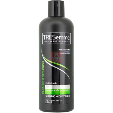 TRESemme Cleanse and Replenish 2 In 1 Shampoo Plus Conditioner For Normal Hair - 500ml image