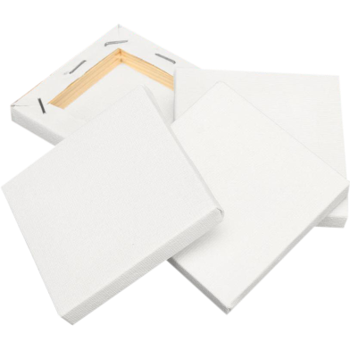  White Mini Canvas (6x8 inch) - 1 Pcs image