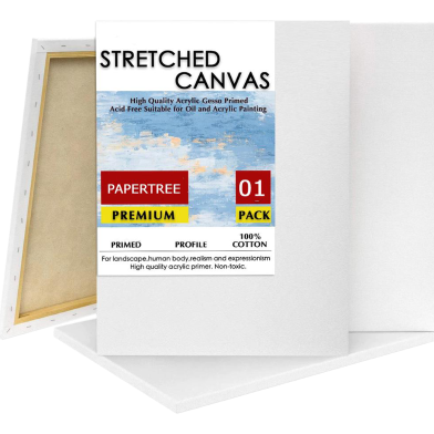  White Premium Canvas 10x16 inch image