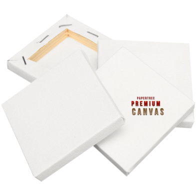  White Premium Canvas 5/5 inch - 3 Pcs image