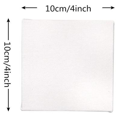  White Square Canvas Board (10 X 10) image