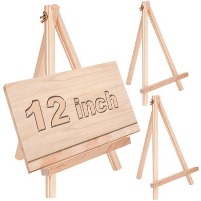  Wood Easel Stand For Painting Canvas Small Art Tabletop Display Tripod Holder Stand 12 Inch Tall image
