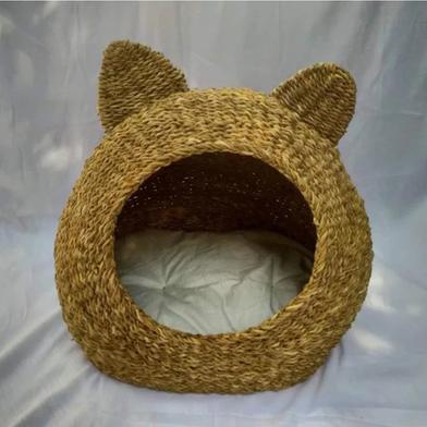  Pet Cat Wicker House Panda Shaped image