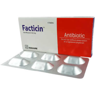 Facticin 320mg Tablet 6's Pack image