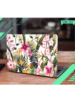 Flowers Design Laptop Sticker image