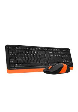 A4Tech FG1010 Wireless Keyboard And Mouse (Orange) image