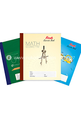 Fresh Math Margin Khata (Standard Large) - 4 Pcs image