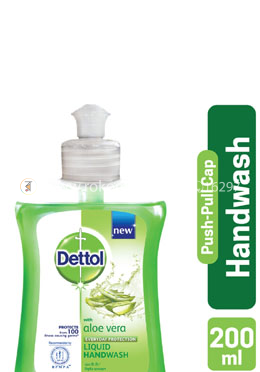 Dettol Handwash Aloe Vera Bottle 200ml image