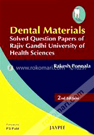 Dental Materials Solved Question Paper (RGUHS) (Paperback) image
