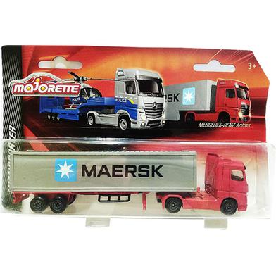ajorette 1: 87 – Mercedes Benz Actros Truck and amp Trailer with Container image