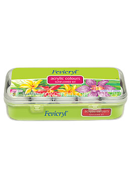 Fevicryl Acrylic Color- Sunflower Kit - 150 ml (15ml bottles of 10 ...