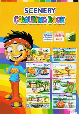 Scenery Colouring Book (Subject-Six Seasons Of Bangladesh, Colour-Marking Pencil, Age-5 Plus) (Code-23) image