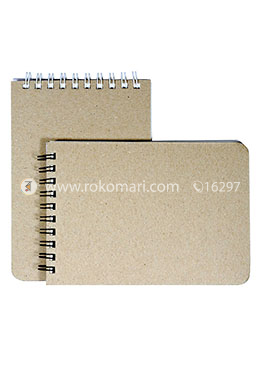 Memo Book Black and Silver Double O Ring Notebook 2-Pack image