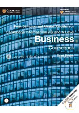 Cambridge International AS and A Level Business Coursebook with CD-ROM (Cambridge International Examinations) image