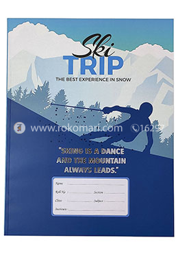 Ski Trip Design Heart's SMART Binding Khata (Margin) - 200 Pages image