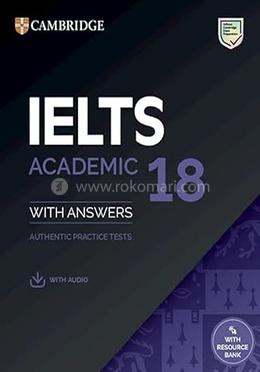 Cambridge IELTS 18 Academic With Authentic Papers